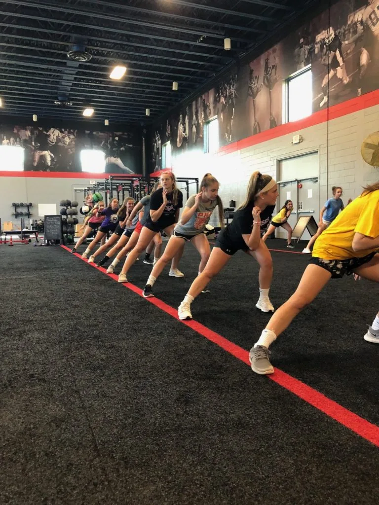 Inside the Momentum Athletic Performance training facility in Canal Winchester